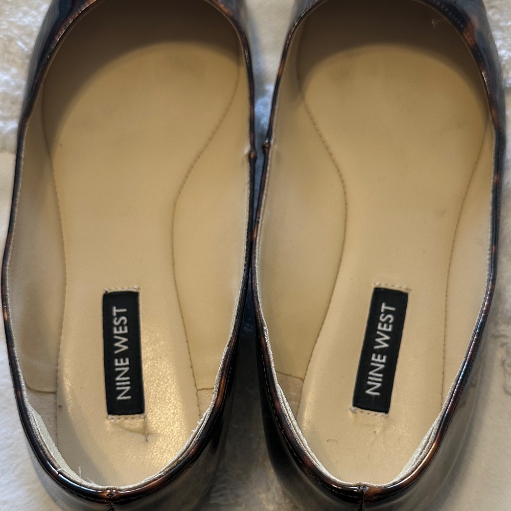 Nine West Tortoiseshell Patterned Flats - image 3